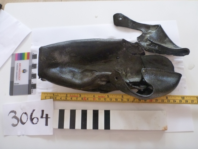 A latchet shoe recovered from the London wreck © Steve Ellis
